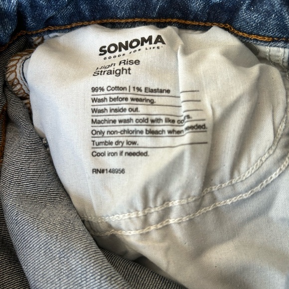 Women's Sonoma High Rise Straight Jeans 6 Short - Picture 5 of 5